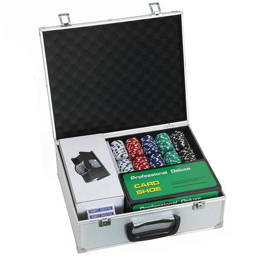 300 piece poker chip set - set, carry