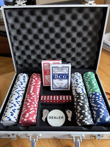 200 chip poker - chip, aluminium