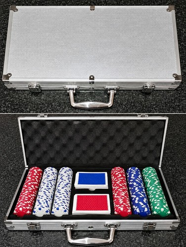 300 piece poker set with - set,