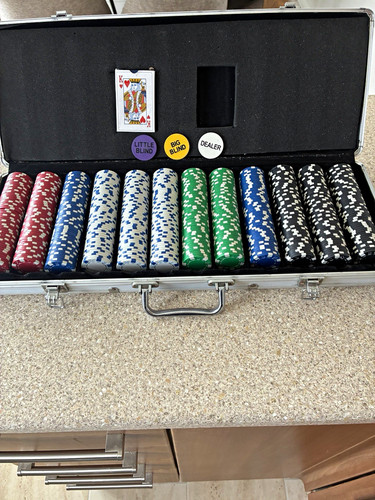 Casino poker set - set, with