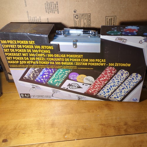 Poker set 300 pieces spin - 300,