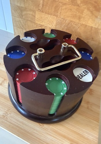 Poker casino wooden carousel - poker,