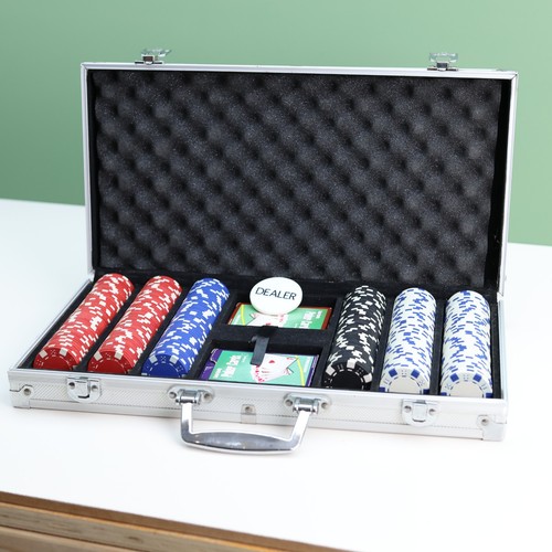 Poker set with aluminium carry - poker,