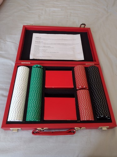 John lewis poker - set, red