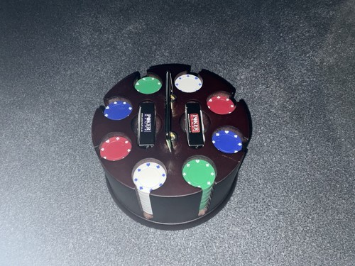 Poker chip set - chip,