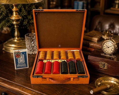 Vtg spaulding poker set - vtg,