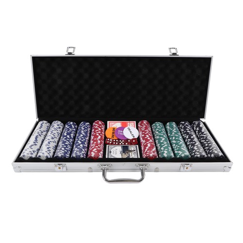 500x poker chips set - 500x, play