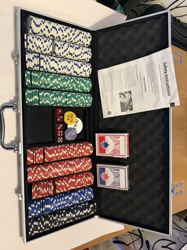 Poker set with metal - poker, carry