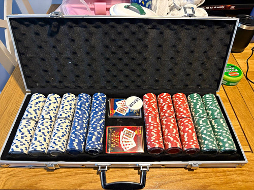 500 poker chip set - 500, casino