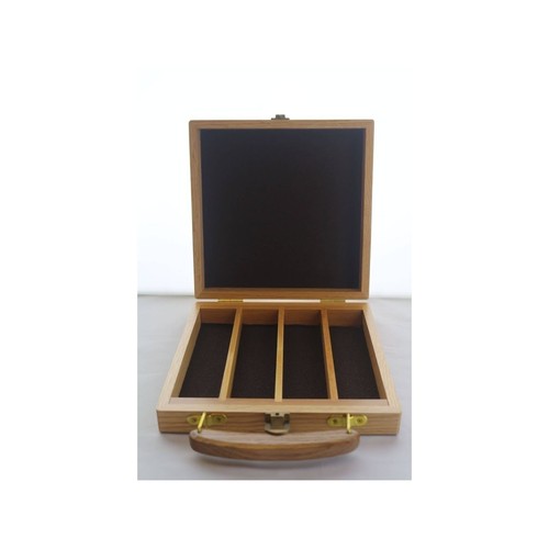Wood poker chip case walnut - case,,