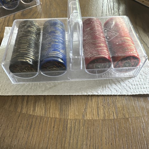 Vintage poker chip - set, in