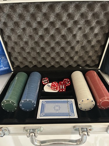 Poker set with metal - poker,