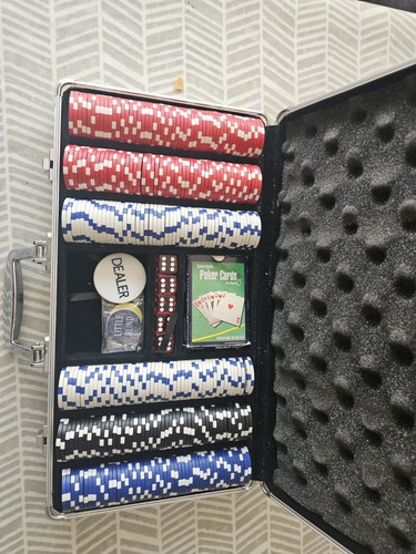 Poker chip set - chip,