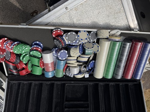 Poker chips with - poker,