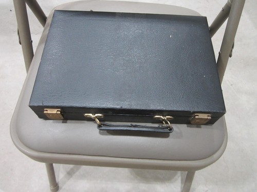 Poker chip set - set, black